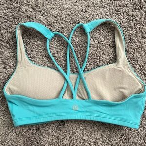Blue lululemon bra